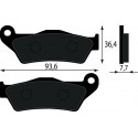 PASTIGLIE FRENO ANT. GILERA NEXUS 500 '03-'08/NEXUS 500 SP '06-'07
