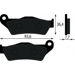 PASTIGLIE FRENO ANT. PIAGGIO BEVERLY 400 '06-'08