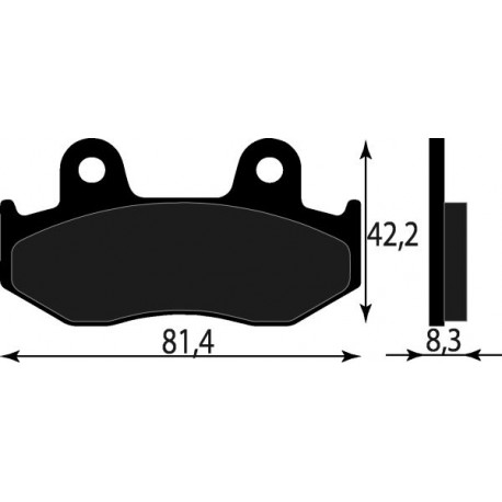 PASTIGLIE FRENO ANT. HONDA SH 125/150 '00-'08