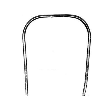 SALVABORDO SEMPLICE PIAGGIO VESPA 125-125 GTR-150 SUPER-150 SPECIAL cromato