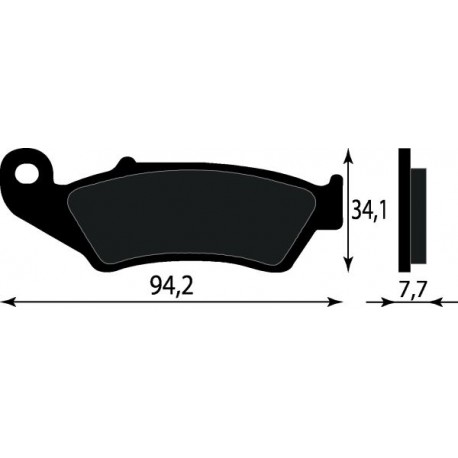 PASTIGLIE FRENO ANT. HONDA TRANSALP 600 '97-'99/TRANSALP 650 '00-'07/700 '08-'11