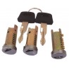 KIT SERRATURA VESPA PX 125/150/200 ARCOBALENO (3 CILINDRETTI 2 CHIAVI)