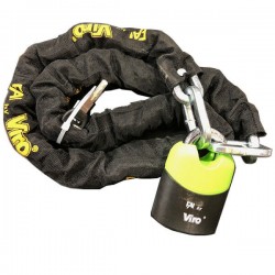 CATENA "FAI BY VIRO" CON LUCCHETTO A GANCIO ESTRAIBILE VERDE