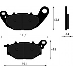 PASTIGLIE FRENO ANT. YAMAHA X-MAX 125/300 ABS '18-'19 - MT-03 ABS '16-'19