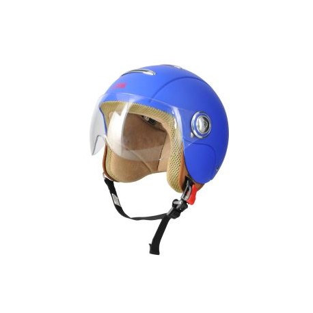 CASCO DEMI-JET BAMBINO "EASY BABY" BLU OPACO