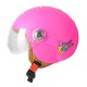 CASCO DEMI-JET BAMBINO "EASY BABY" FUCSIA OPACO