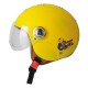 CASCO DEMI-JET BAMBINO "EASY BABY" GIALLO OPACO