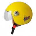 CASCO DEMI-JET BAMBINO "EASY BABY" GIALLO OPACO TAGLIA L