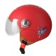CASCO DEMI-JET BAMBINO "EASY BABY" ROSSO OPACO