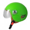 CASCO DEMI-JET BAMBINO "EASY BABY" VERDE OPACO TAGLIA S