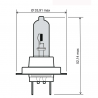 LAMPADA H7 12V 55W BLU