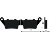 PASTIGLIE FRENO POST. BMW F 650 / F 650 ST