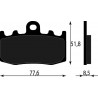 PASTIGLIE FRENO ANT. BMW R1100/1150/1200 - K 1200/1300