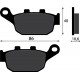 PASTIGLIE FRENO POST. HONDA PANTHEON 125/150 '03-'07 - FORESIGHT 250 '97-'07