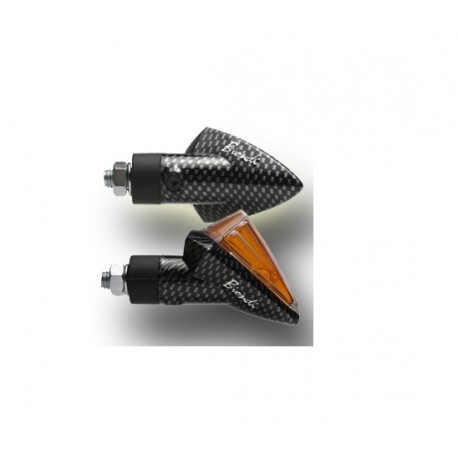 FRECCE MOTO "AMOK" OMOLOGATE SIMILCARBONIO CORTE