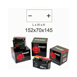 BATTERIA ASAKI CT14B-BS MOTO E SCOOTER