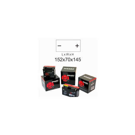 BATTERIA ASAKI CT14B-BS MOTO E SCOOTER