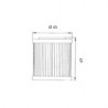 FILTRO OLIO HOKIO PIAGGIO BEVERLY 350
