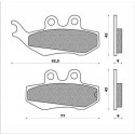 PASTIGLIE FRENO ANT. "NEWFREN" PIAGGIO SKIPPER 4T 125/150