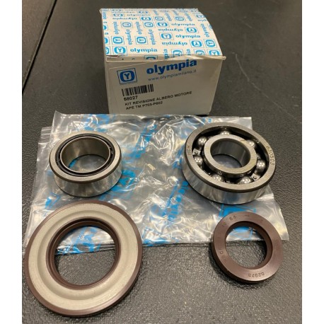 KIT CUSCINETTI/PARAOLI BANCO ALBERO MOTORE PIAGGIO APE TM P703-P602