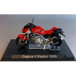 MODELLINO MOTO REPLICA CAGIVA V RAPTOR 1000  (SCALA 1:22)