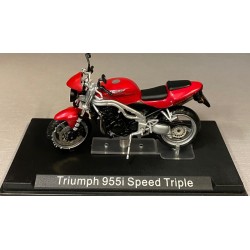 MODELLINO MOTO TRIUMPH 955i SPEED TRIPLE  (SCALA 1:22)