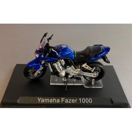 MODELLINO MOTO REPLICA YAMAHA FAZER 1000  (SCALA 1:22)