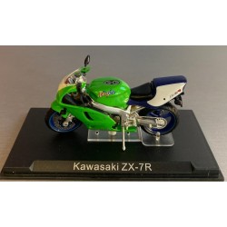 MODELLINO MOTO REPLICA KAWASAKI ZX-7R  (SCALA 1:22)