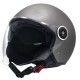 CASCO DEMI JET DOPPIA VISIERA ANTRACITE OPACO S