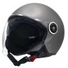 CASCO DEMI JET DOPPIA VISIERA ANTRACITE OPACO S