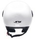 CASCO DEMI JET MONOCOLORE BIANCO LUCIDO S