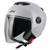 CASCO DEMI JET VISIERA LUNGA BIANCO L