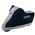 TELO COPRIMOTO AQUATEX - ELASTICIZZATO DA ESTERNO, IMPERMEABILE, (Tg. M) PER MOTO E SCOOTER CON PARABREZZA