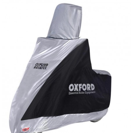 TELO COPRIMOTO AQUATEX - ELASTICIZZATO DA ESTERNO, IMPERMEABILE, (Tg. S) PER MOTO E SCOOTER CON PARABREZZA