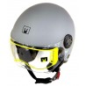 CASCO JET CON VISIERA ONE LITE MPH GRIGIO OPACO TAGLIA S
