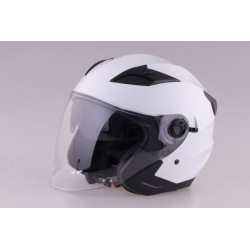 CASCO JET DOPPIA VISIERA BIANCO LUCIDO TAGLIA S