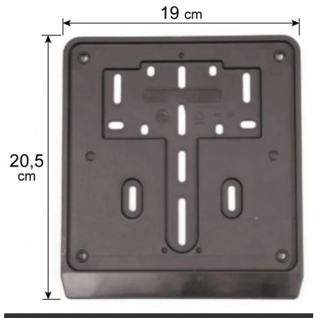 PORTATARGA MOTO/SCOOTER "EURO" CORTO