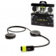 Coppia di auricolari interfono Bluetooth® modelli HF2 DUAL 5.0 + HF3 INTERCOM 5.0 per casco da moto
