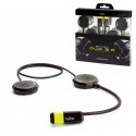 Coppia di auricolari interfono Bluetooth® modelli HF2 DUAL 5.0 + HF3 INTERCOM 5.0 per casco da moto