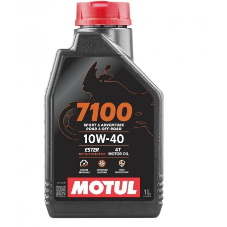 OLIO MOTORE 4 TEMPI MOTUL 7100 10W40 MA2 100% SYNTHETIC (2 X 1 LITRO)