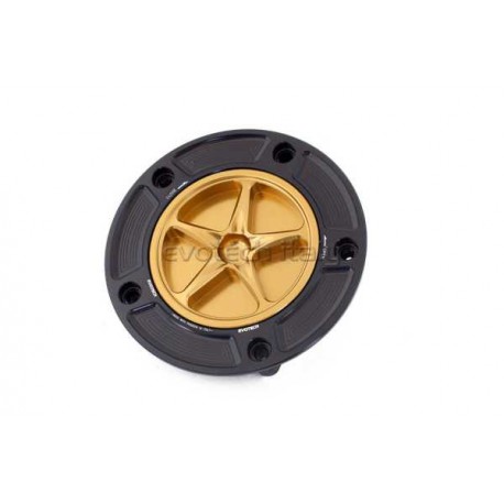 TAPPO BENZINA "EVOTECH" KAWASAKI Z750/1000  '07-'09 ORO/NERO