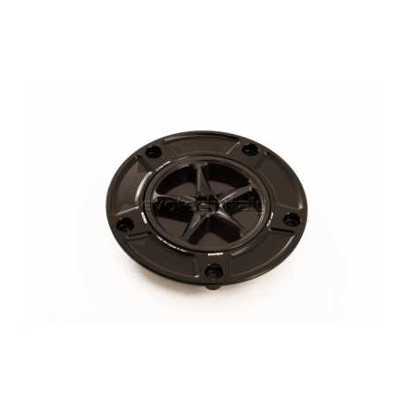 TAPPO BENZINA EVOTECH APRILIA TRIUMPH BENELLI MV AGUSTA KTM 6 VITI NERO/NERO