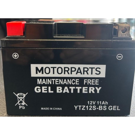 BATTERIA "MOTOPARTS" YTZ12S GEL (12V 11AH)