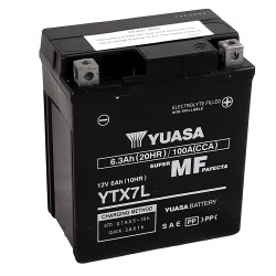 Yuasa Batteria SLA YTX7L  AGM Senza Manutenzione Pronta all'uso