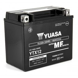 Batteria YTX12 SLA AGM YUASA BEVERLY 250/300/350/400 Senza Manutenzione Pronta all'uso