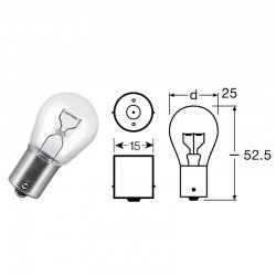 LAMPADA 12-21 1 LUCE (10 PEZZI)