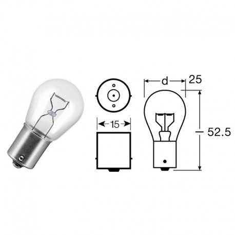 LAMPADA 12-21 1 LUCE (10 PEZZI)