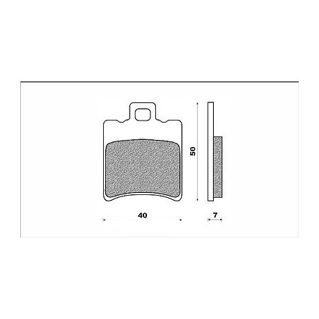 PASTIGLIE FRENO ANT.  BENELLI ADIVA 125/150 '00-'02