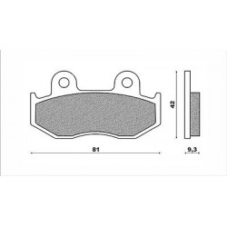 PASTIGLIE FRENO ANT.  HONDA SH 125/150 '00-'08
