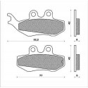PASTIGLIE FRENO ANT. "NEWFREN" GILERA RUNNER 180/RUNNER 180 FXR-SP